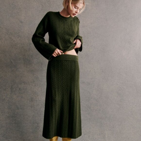 Sezane Camilla Jumper + Marilou Skirt Set - Picture 1 of 16